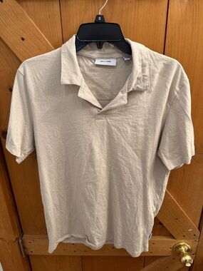 ONLY & SONS Beige Short-Sleeve Polo